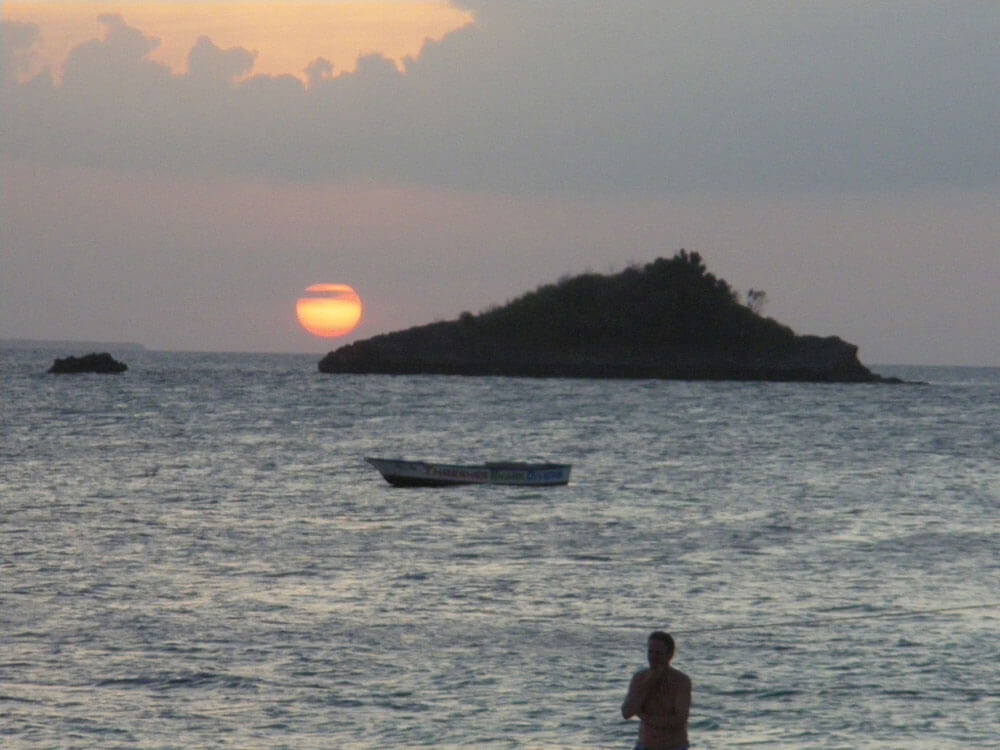 Sonnenuntergang auf den Philippinen